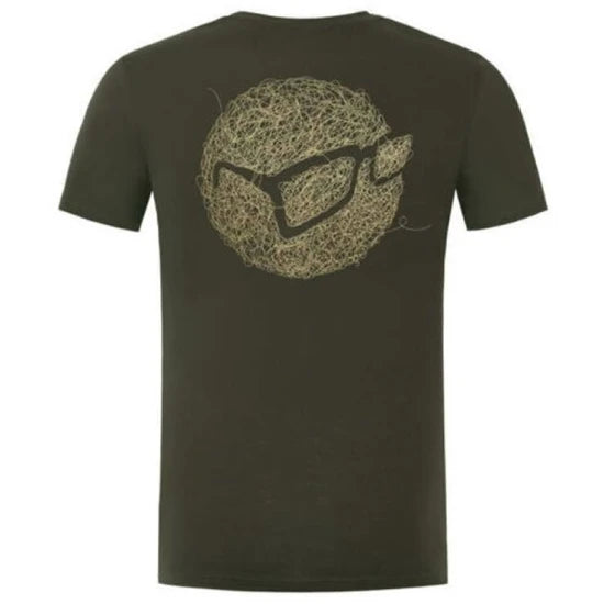 Tricou Korda Birdnest Tee, Dark Olive, Marime Xl