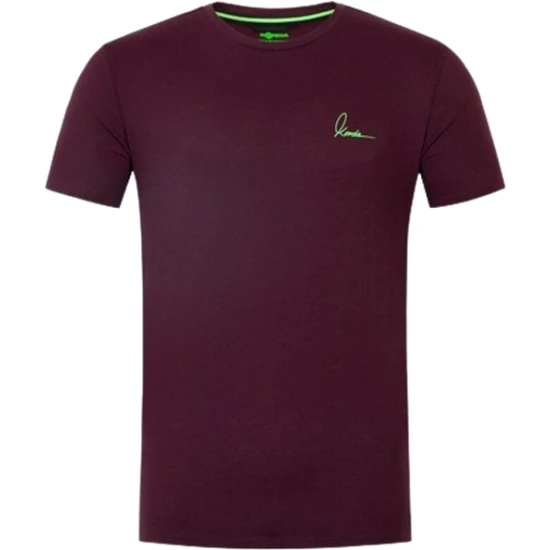 Tricou Korda Minimal Tee Burgundy, Marimea 2xl