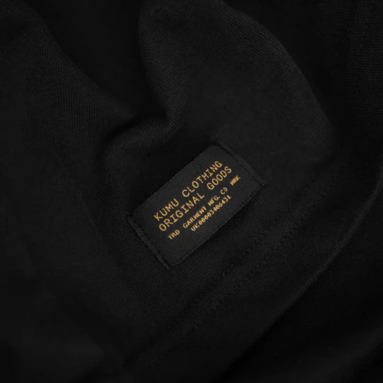 Tricou Kumu Heavyweight Pocket Black, Marime L