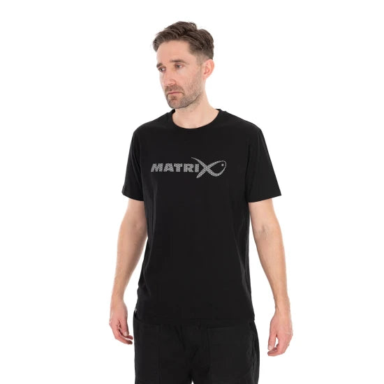 Tricou Matrix Large Fade T-shirt, Black/grey, Marime L