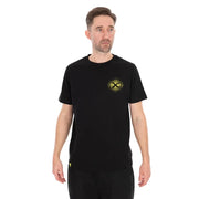 Tricou Matrix Large Fade T-shirt, Black/lime, Marime M