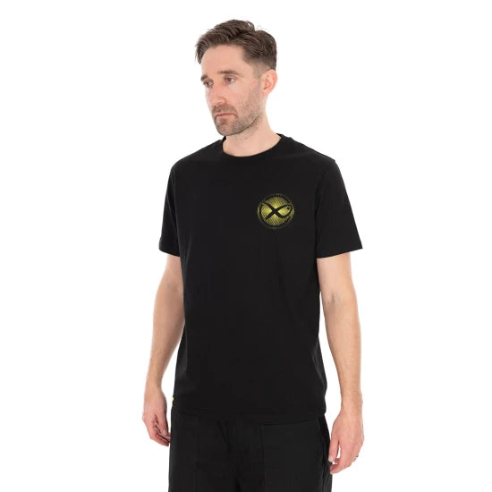 Tricou Matrix Large Fade T-shirt, Black/lime, Marime S