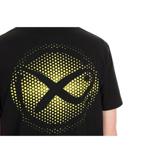Tricou Matrix Large Fade T-shirt, Black/lime, Marime S