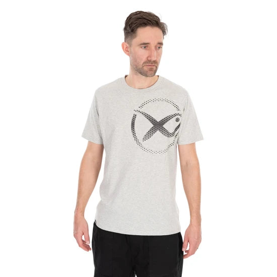 Tricou Matrix Large Mesh Logo T-shirt, Grey, Marime 3xl