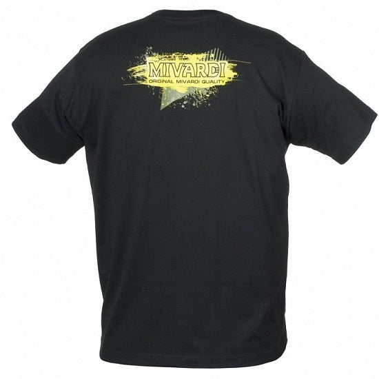 Tricou Mivardi cu Maneca Scurta MCW Hardcore, Negru/Galben MAR.L