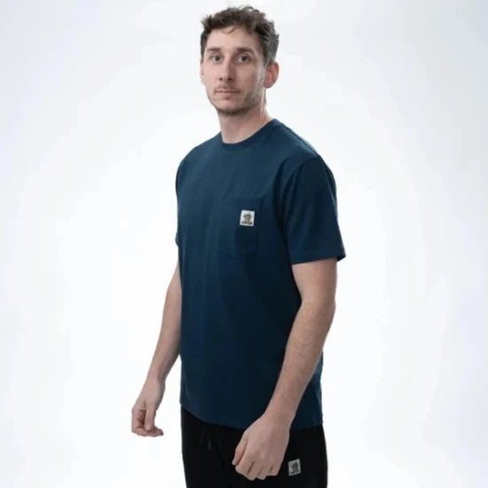 Tricou Nash Make It Happen Badge Pocket T Shirt - Navy Blue, Marime L