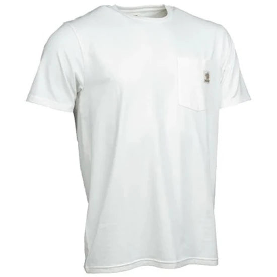 Tricou Nash Make It Happen Badge Pocket T Shirt Ecru, Marime M