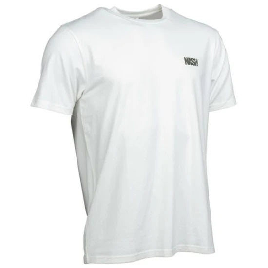 Tricou Nash Make It Happen Carp Logo T Shirt Ecru, Marime L