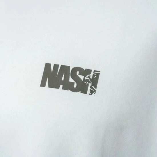 Tricou Nash Make It Happen Carp Logo T Shirt Ecru, Marime M