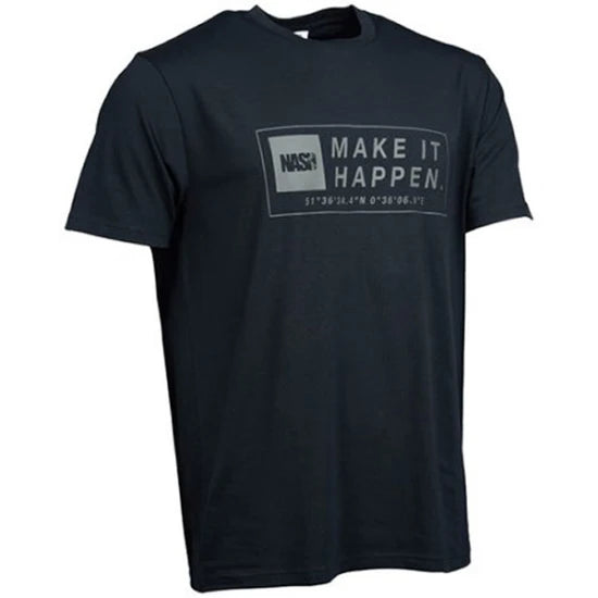 Tricou Nash Make It Happen Coordinates T Shirt Black, Marime S