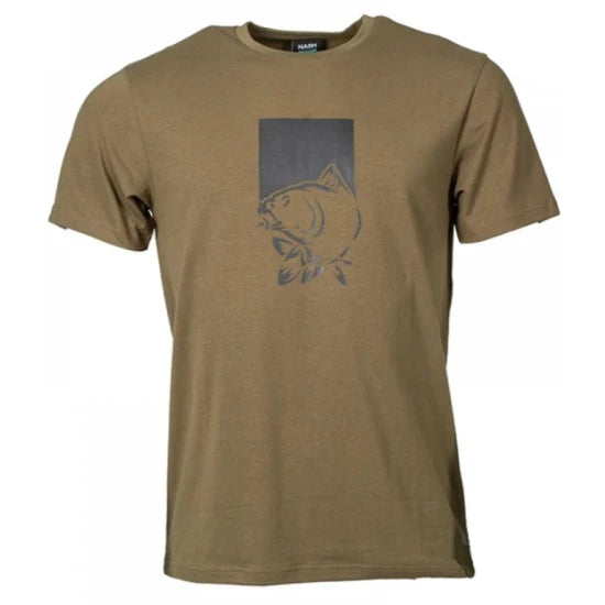 Tricou Nash Make It Happen T-shirt Fish Logo, Green, Marime Xl