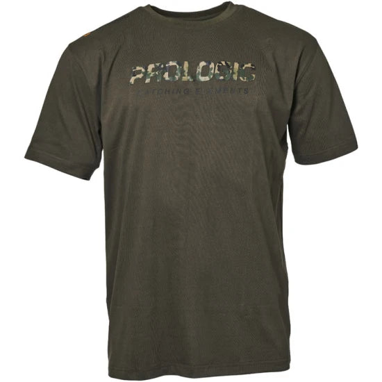 Tricou Prologic Camo Letter, Olive Green, Marime 2xl