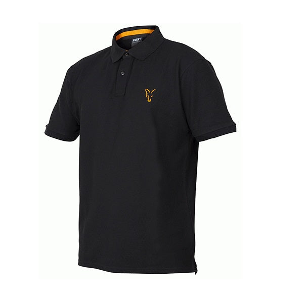 Tricou Polo FOX Collection Orange And Black Polo Shirt Marime XL