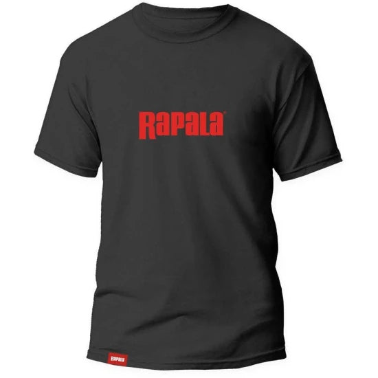 Tricou Rapala Black Red Logo T-shirt, Marime Xl