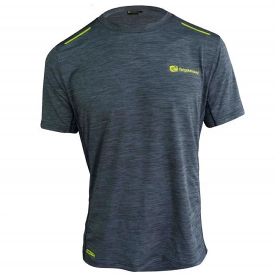 Tricou Ridgemonkey Apearel Cooltech T-shirt Grey Junior, L