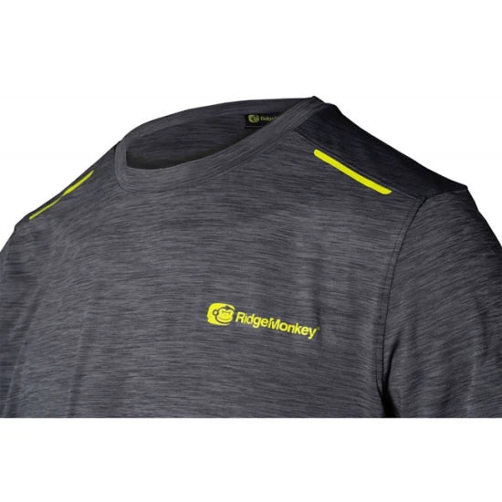 Tricou Ridgemonkey Apearel Cooltech T-shirt Grey Junior, L