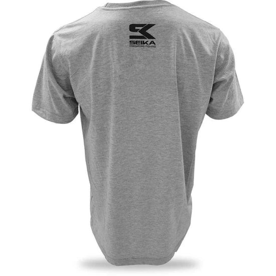Tricou Seika Men's Short Sleeve T-shirt Predator Fishing Sk Gris, Masura M