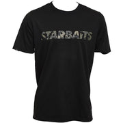 Tricou Starbaits Black Camo, Marime L