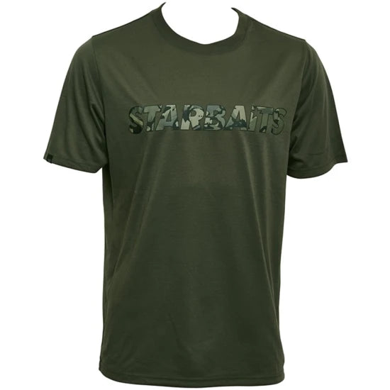 Tricou Starbaits Green Camo, Marime S