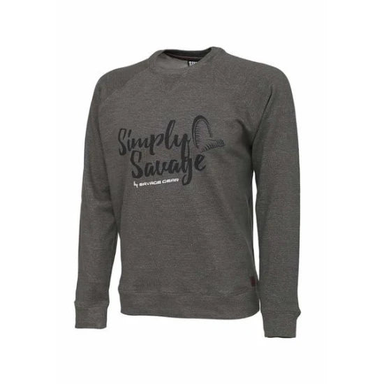 Tricou Savage Gear Simply Savage Grey Mar. Xl