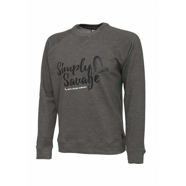 Tricou Savage Gear Simply Savage Grey Mar. XXL