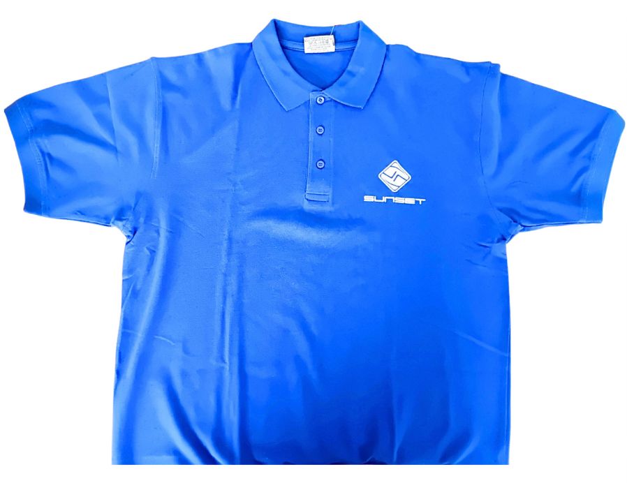 Tricou Sunset Polo Shirt, Albastru, Marimea L