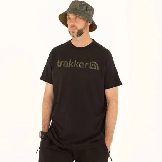 Tricou Trakker Cr Logo T-shirt Black Camo, Marime M