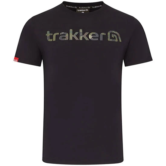 Tricou Trakker Cr Logo T-shirt Black Camo, Marime Xl