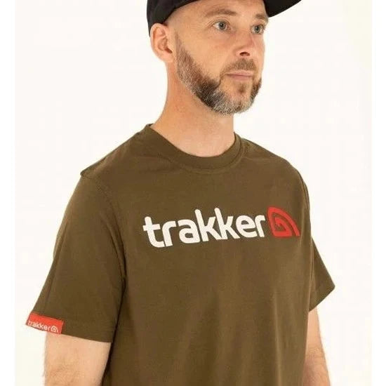 Tricou Trakker Cr Logo T-shirt Kaki, Marime L