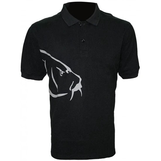 Tricou Zfish Carp Polo T-shirt, Black, Marimea L