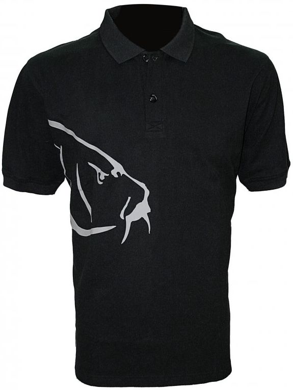 Tricou Zfish Carp Polo T-Shirt, Black, Marimea XL