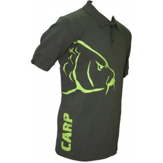 Tricou Zfish Carp Polo T-shirt, Olive Green, Marimea L