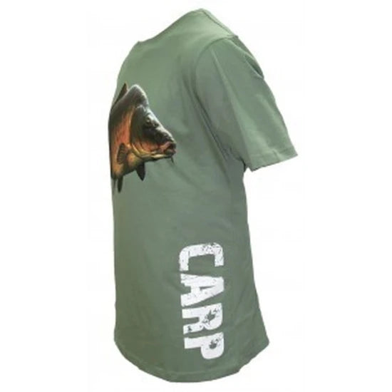 Tricou Zfish Carp T-shirt, Olive Green, Marimea L