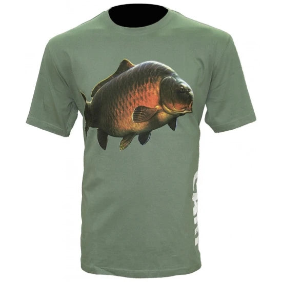 Tricou Zfish Carp T-shirt, Olive Green, Marimea Xl