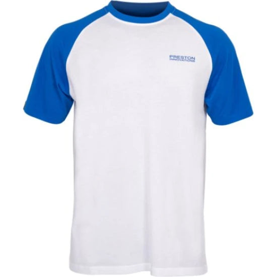 Triocu Preston Lightweight White Raglan T-shirt, Marimea L