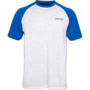Triocu Preston Lightweight White Raglan T-shirt, Marimea S