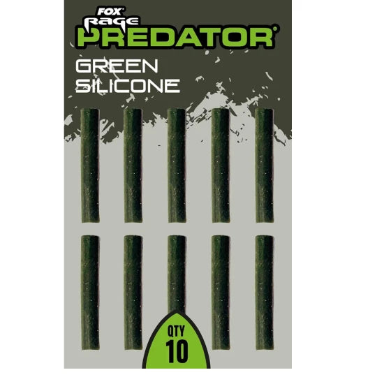 Tub Antitangle Fox Rage Predator Green Silicone, 10buc/pac
