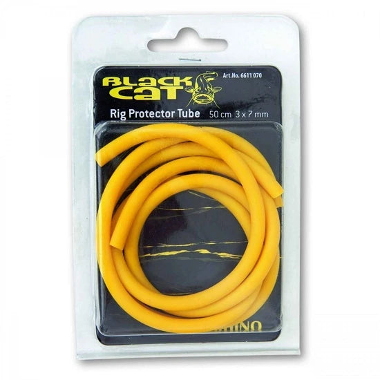 Tub Cauciuc Black Cat Rig Tube 3-7mm 1m Yellow