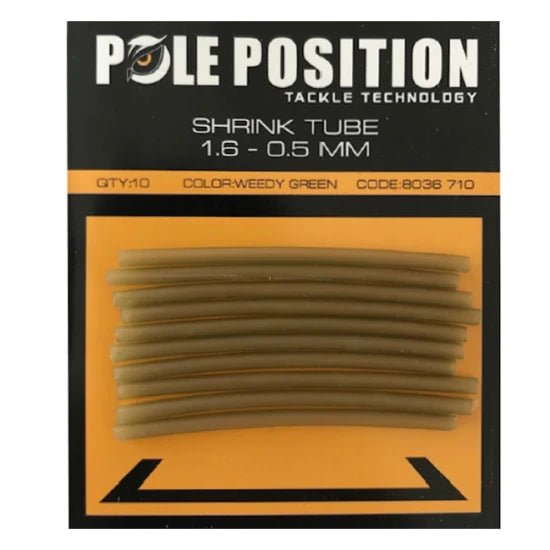 Tub Termocontractabil Pole Position Weedy Green, 1.6mm, 10buc