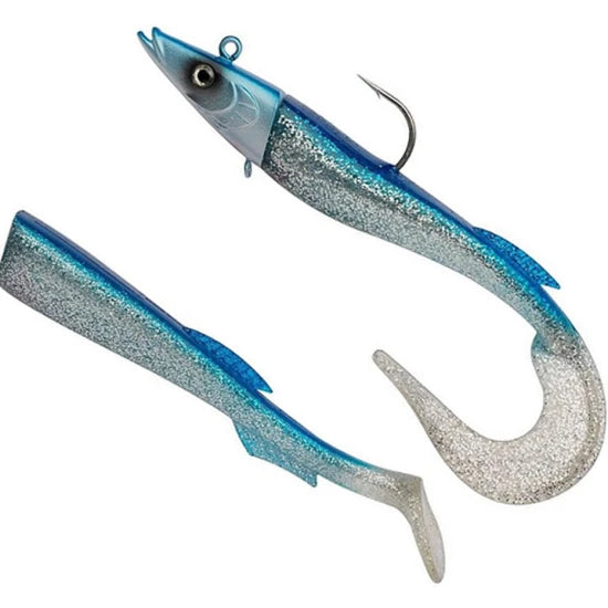 Twister Berkley Power Sandeel, Metallic Blue, 21cm, 160g, 1buc/pac
