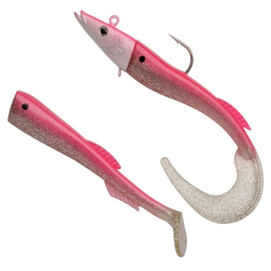 Twister Berkley Power Sandeel, Metallic Pink, 21cm, 160g, 1buc/pac
