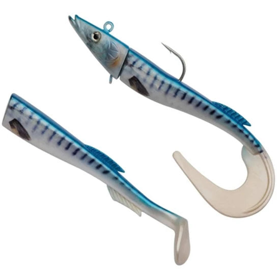 Twister Berkley Power Sandeel, Real Mackerel, 21cm, 130g, 1buc/pac