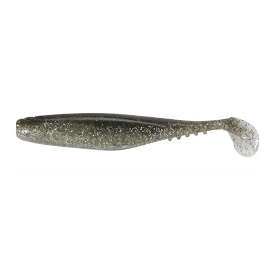 Twister Berkley Flex Stoop Shad 7.5 Cm Green Black 100 Buc