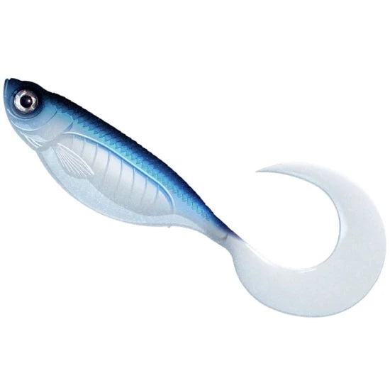 Twister Libra Lures Embrion Twist Tail, 18cm, 36.5g, Blue Whitefish, 1buc/pac
