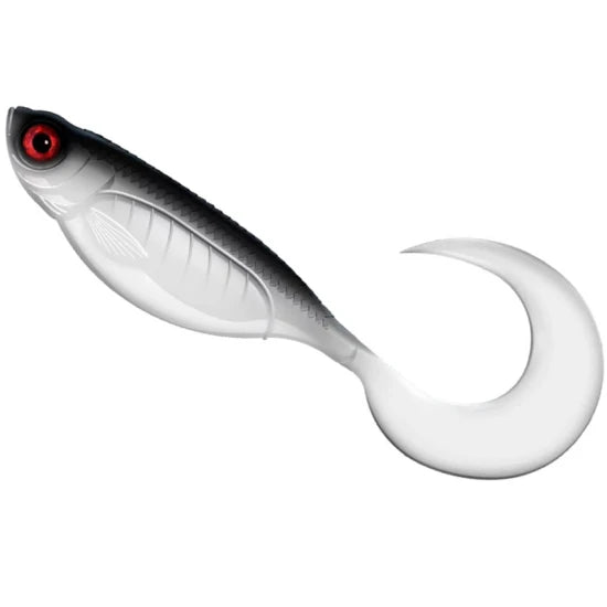Twister Libra Lures Embrion Twist Tail, 18cm, 36.5g, White, 1buc/pac
