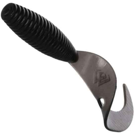 Twister Mikado Grub, Black, 5.1cm, 8buc/pac