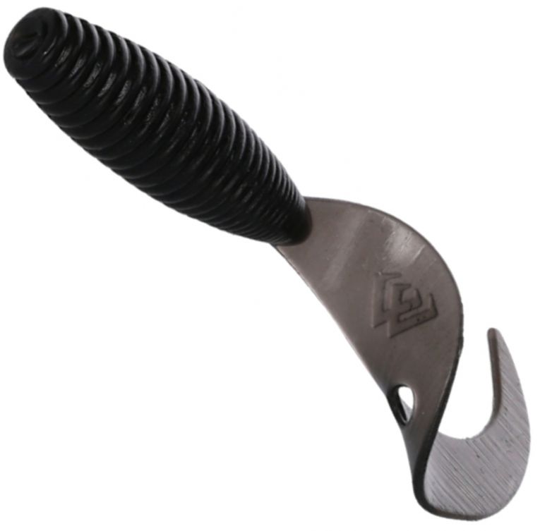 Twister Mikado Grub, Black, 6.4cm, 6buc/pac