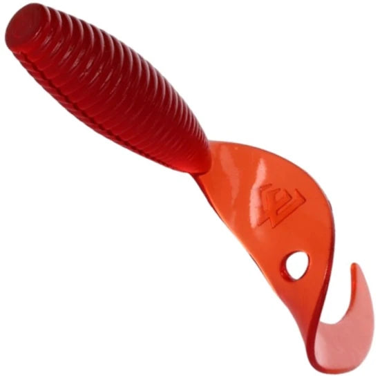 Twister Mikado Grub, Red, 6.4cm, 6buc/pac