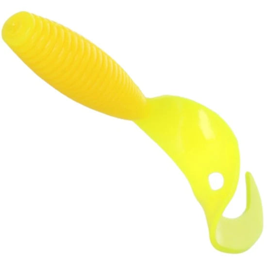Twister Mikado Grub, Yellow, 5.1cm, 8buc/pac