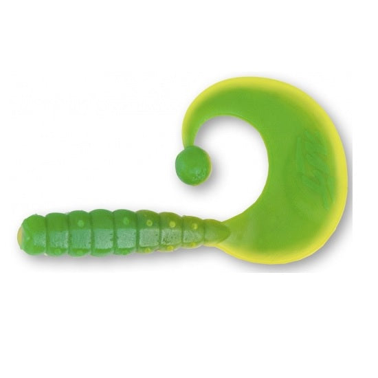 Twister Quantum Curly B-Bobbles 3.5cm Garlic Aroma Yellow si Green